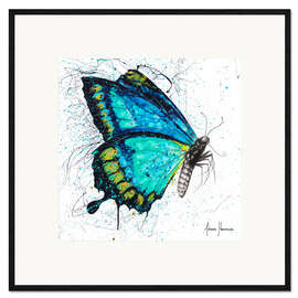 Framed art print Morning Citrus Butterfly