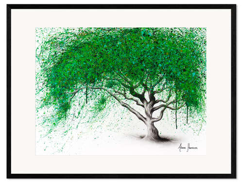 Framed art print Green Breeze Tree