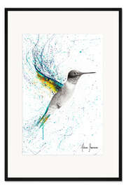 Gerahmter Kunstdruck Finde nach Hause Kolibri