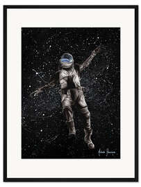 Gerahmter Kunstdruck Lost in space