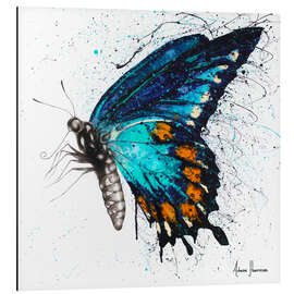 Tableau en aluminium Bonheur papillon