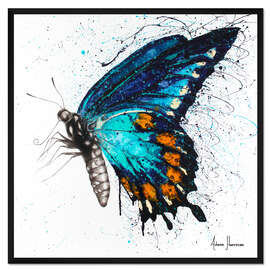 Gerahmter Kunstdruck Schmetterlings-Glückseligkeit