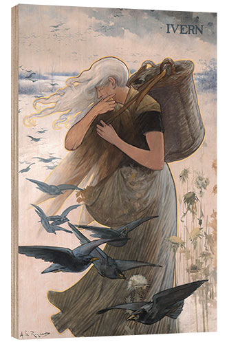 Wood print The four seasons, winter I