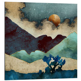 Magnettafel Ruhige Abendlandschaft