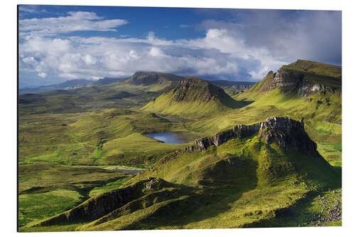 Alubild Highlands auf der Isle of Skye im Sommer, Schottland