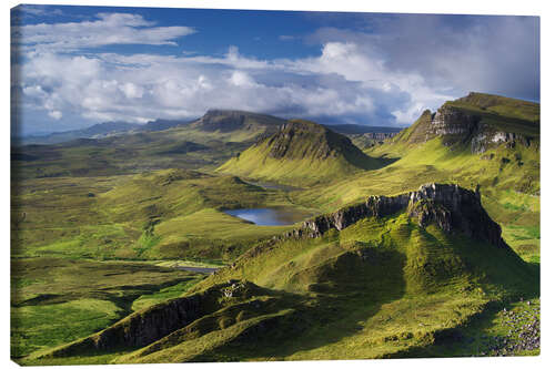 Canvastavla Highlands on the Isle of Skye in summer, Scotland