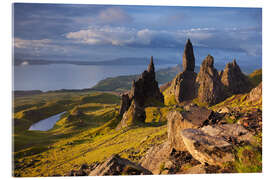 Acrylglasbild Felsen des Old Man of Storr auf der Isle of Skye, Schottland