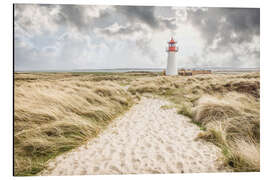 Magnettafel Weg zum Leuchtturm List-West, Sylt