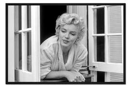 Gerahmter Kunstdruck Marilyn Monroe – Fensterszene - Celebrity Collection