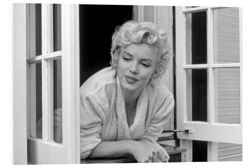 Hartschaumbild Marilyn Monroe – Fensterszene