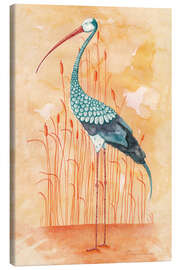 Canvas print Exotic stork