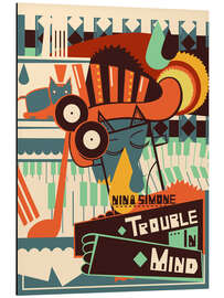 Magnettafel Nina Simone - Trouble in Mind