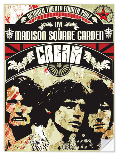 Wall sticker Cream - Madison Square Garden