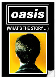 Sticker mural Oasis, What's The Story