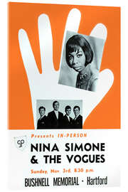 Akrylglastavla Nina Simone &amp; The Vogues