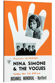 Cuadro de aluminio Nina Simone y The Vogues