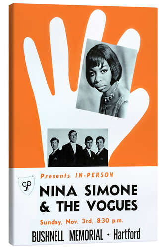 Lerretsbilde Nina Simone & The Vogues