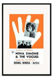 Gerahmter Kunstdruck Nina Simone &amp; The Vogues