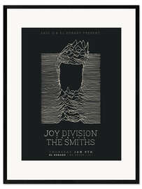 Framed art print Joy Divison Vs. The Smiths