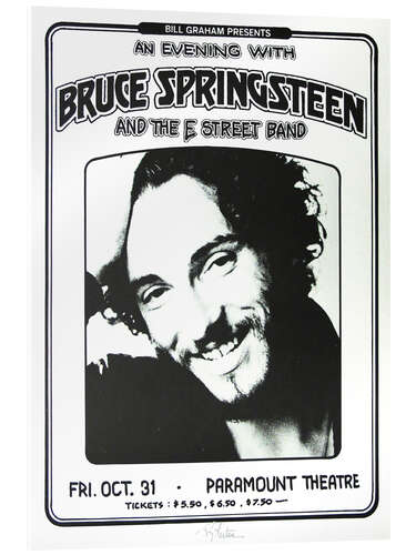 Acrylic print Bruce Springsteen - E Street Band