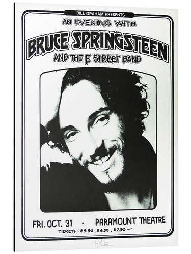 Aluminium print Bruce Springsteen - E Street Band