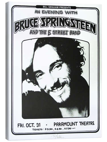 Leinwandbild Bruce Springsteen - E Street Band