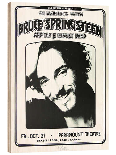 Holzbild Bruce Springsteen - E Street Band