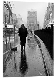 Acrylic print  James Dean in Times Square - Celebrity Collection