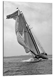 Magnettafel Segelboot in voller Fahrt