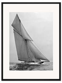 Gerahmter Kunstdruck Amerikanisches Segelboot