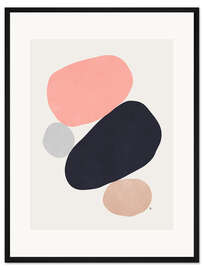 Gerahmter Kunstdruck Balance VI