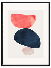 Gerahmter Kunstdruck Balance II