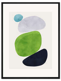 Gerahmter Kunstdruck Balance V