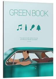 Aluminium print Green Book