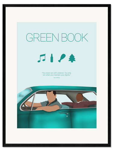 Framed art print Green Book