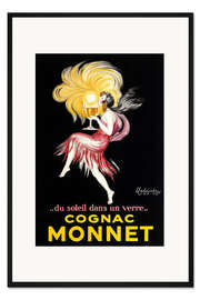 Gerahmter Kunstdruck Cognac Monnet