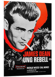 Foam board print Rebel Without a Cause (Swedish)