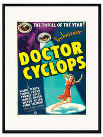 Gerahmter Kunstdruck Dr. Zyklop (englisch)