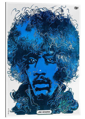 Gallery Print Jimi Hendrix - Wire Portrait