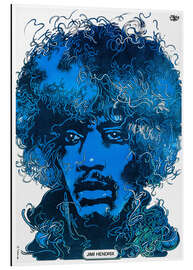 Magnettafel Jimi Hendrix - Wire Portrait