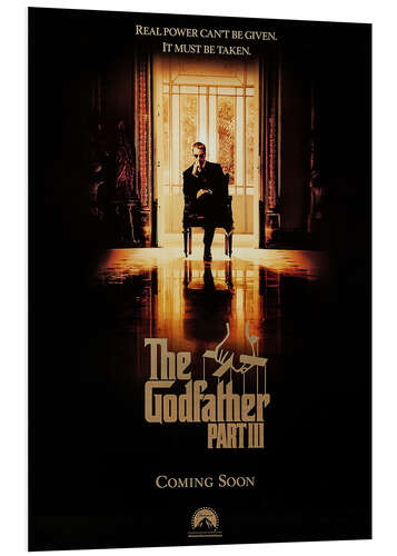 Foam board print The Godfather Part III