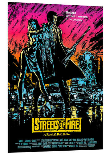 PVC-tavla Streets of Fire