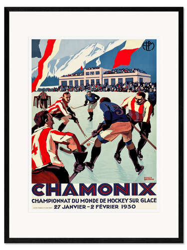Framed art print Chamonix