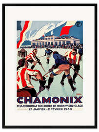 Framed art print Chamonix
