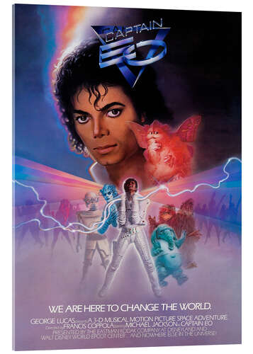 Acrylglasbild Michael Jackson - Captain EO