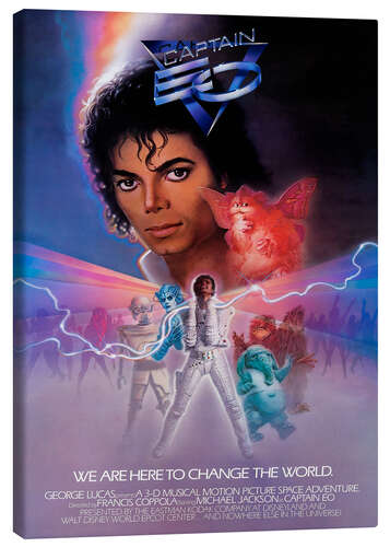 Canvas print Michael Jackson - Captain EO