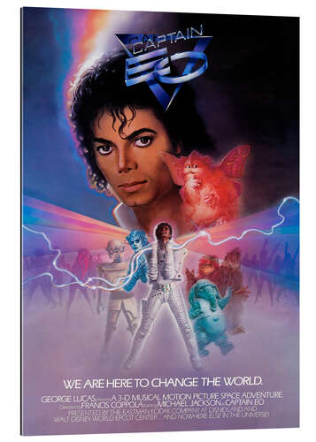 Tableau en plexi-alu Michael Jackson - Captain EO (anglais)