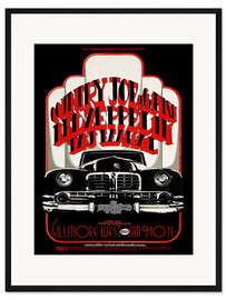 Gerahmter Kunstdruck Led Zeppelin &amp; Country Joe And The Fish