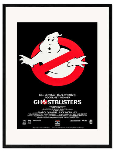 Impressão artística com moldura Ghostbusters