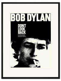 Gerahmter Kunstdruck Bob Dylan - Don't Look Back